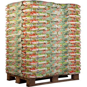 Palette OBI Bio Tomaten- und Gemüseerde, 132 Säcke à 20 l, torffrei.