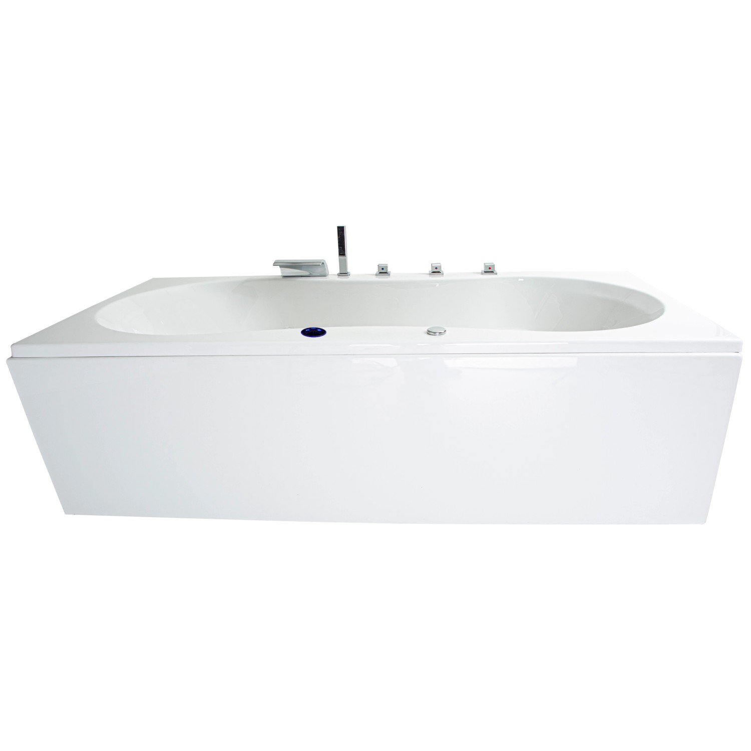 Basera® Indoor Whirlpool Badewanne Palma Basic 190 x 90 cm