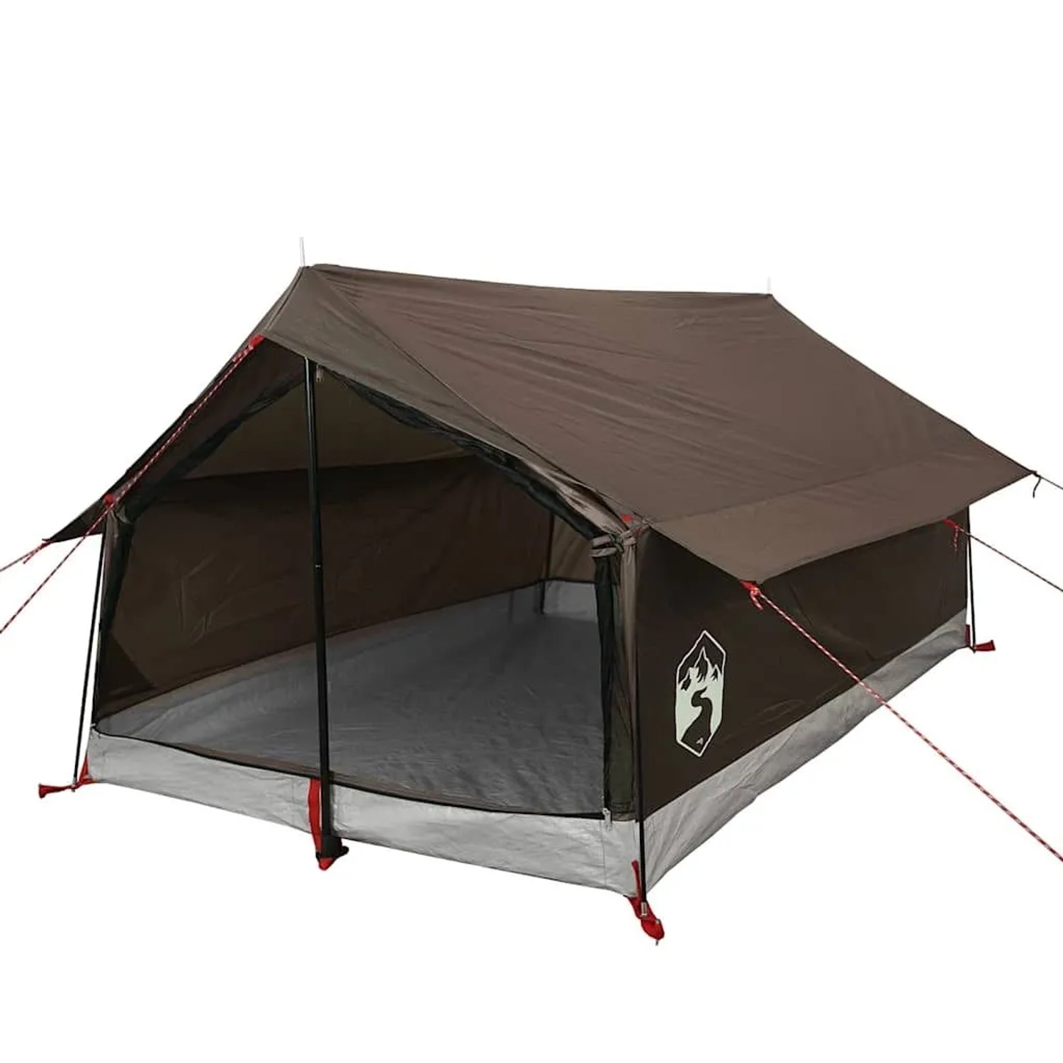 vidaXL Campingzelt 2 Personen Braun Wasserdicht 4009622