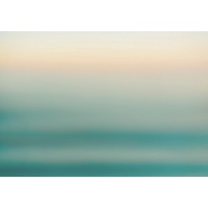 Komar Vlies Fototapete Ocean Sense, abstraktes Meer in sanften Farben, 400x280 cm.