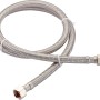 Flexibler LUX Armaturen-Verbindungsschlauch, 1000 mm lang, mit G 3/8 und 10 mm Anschluss.