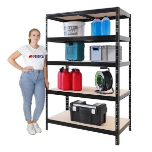 PROREGAL Schwerlastregal Tiger HxBxT 180x120x60 cm Fachlast 265kg Schwarz