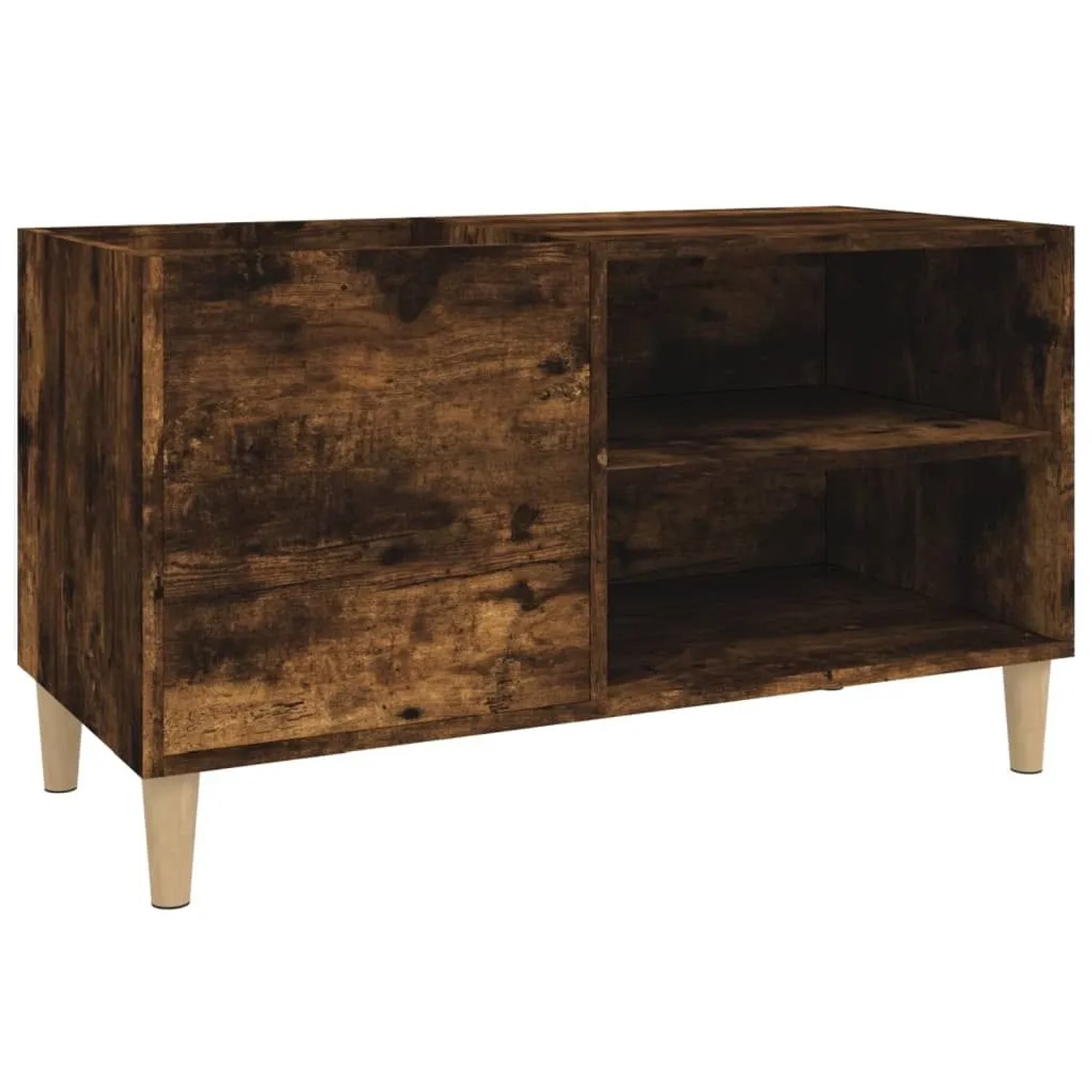 vidaXL Plattenschrank Räuchereiche 84,5x38x48 cm Holzwerkstoff 831946