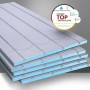 Belvit XPS 500 Fußbodenheizungsplatten, 120x60x2,5 cm, für Trockenbau Warmwasser Fußbodenheizung.