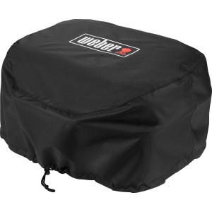 Schwarze Weber Premium Abdeckhaube für Lumin Serie, wasserabweisend und schmutzabweisend.