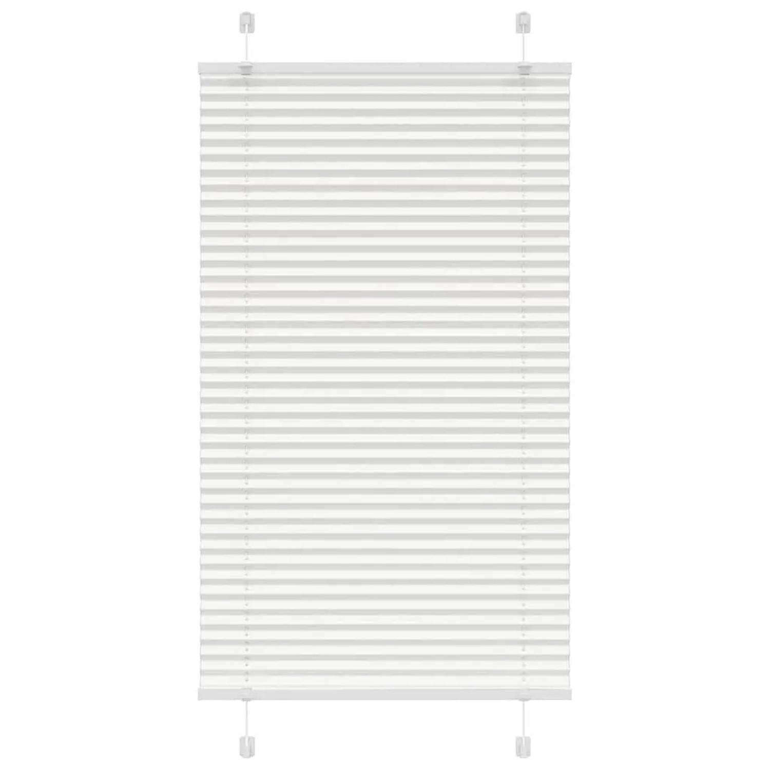 vidaXL Plissee Weiß 75x150 cm Stoffbreite 74,4 cm Polyester 4015495 günstig online kaufen