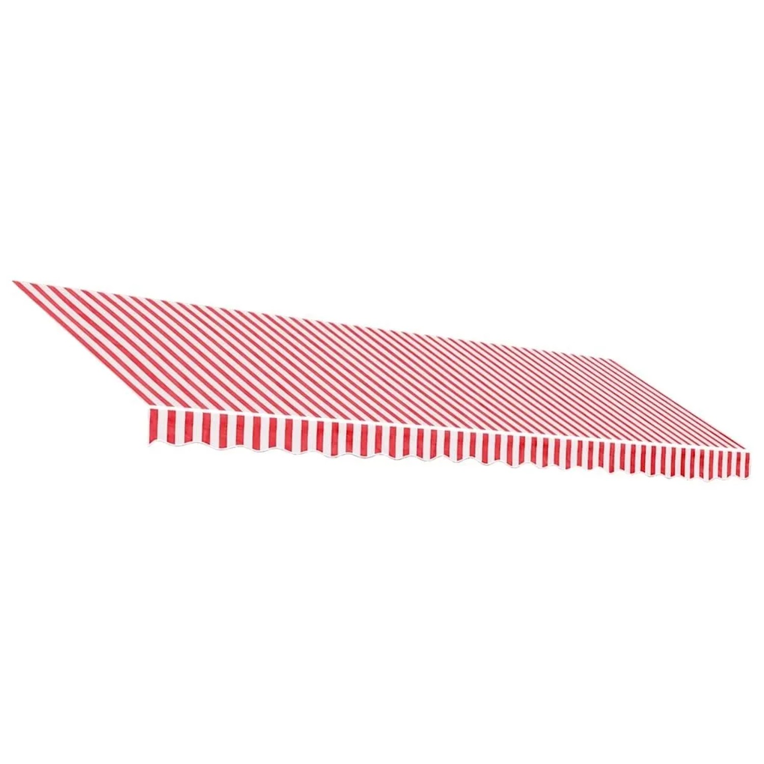 Furnicato Markisenbespannung Rot Und Weiß Gestreift 5x35 M