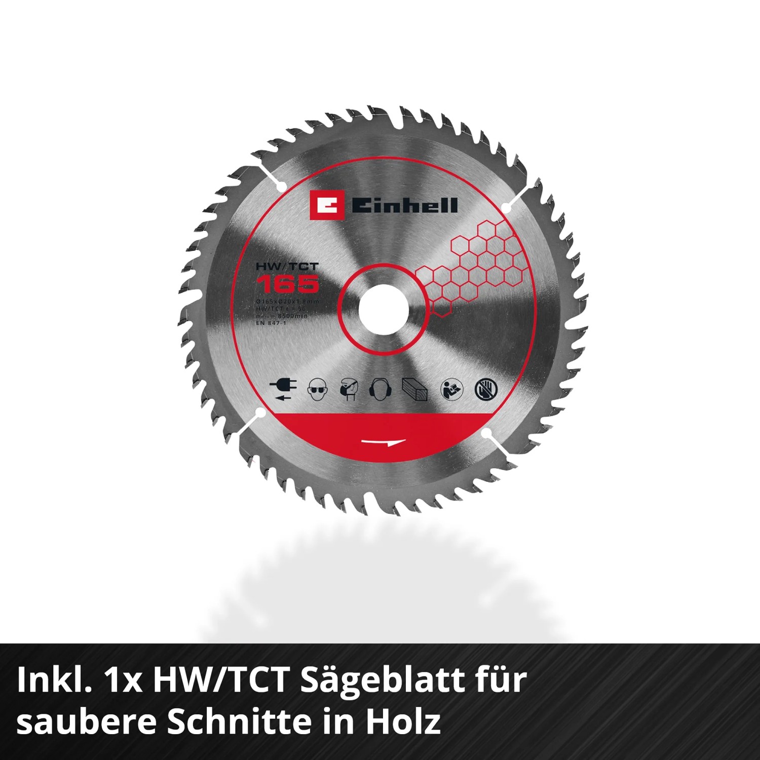 Einhell Professional Sägeblatt HW/TCT 165 mm für Akku-Tauchsäge