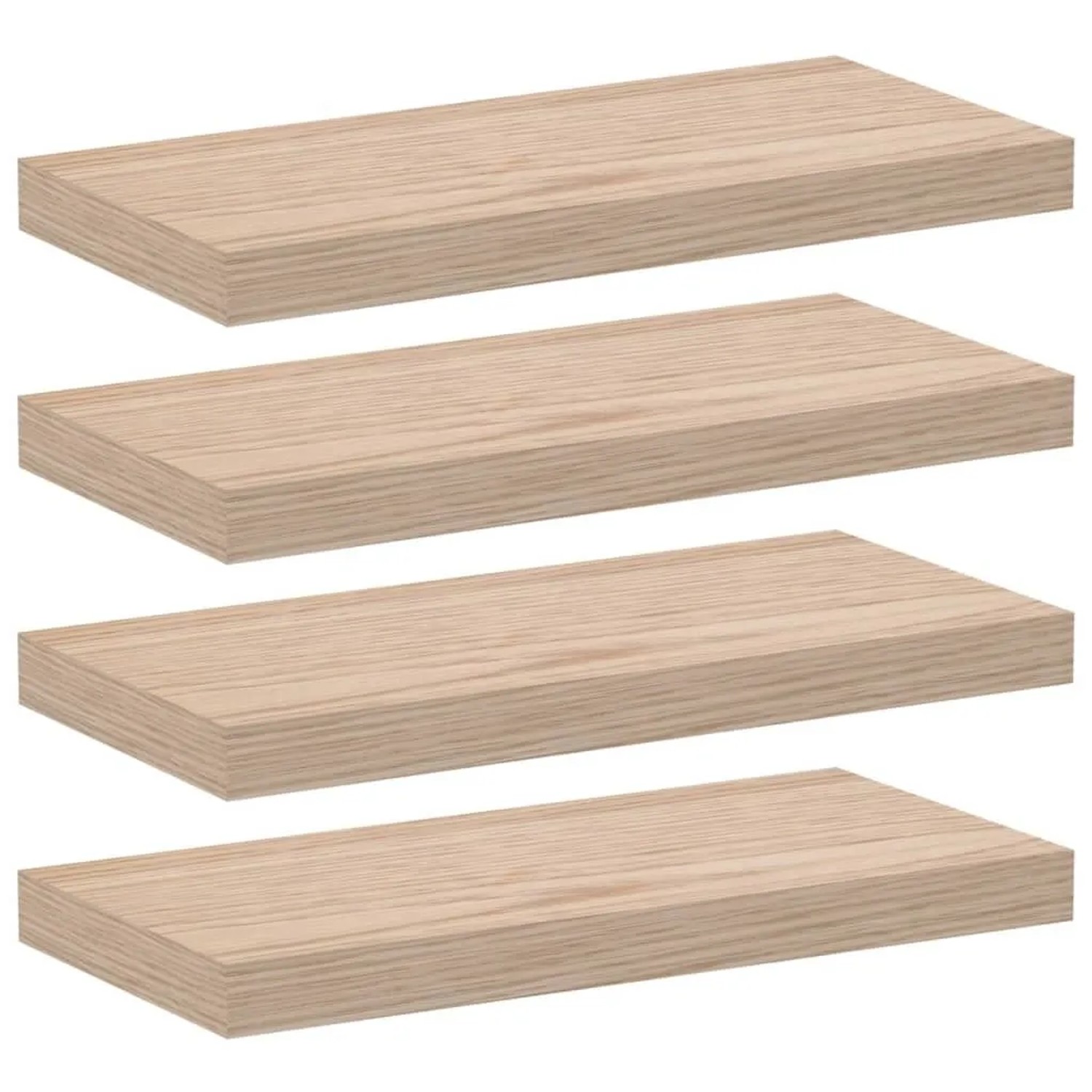 vidaXL Schweberegale 4 Stk 50x23,5x4 cm Holzwerkstoff 4010687