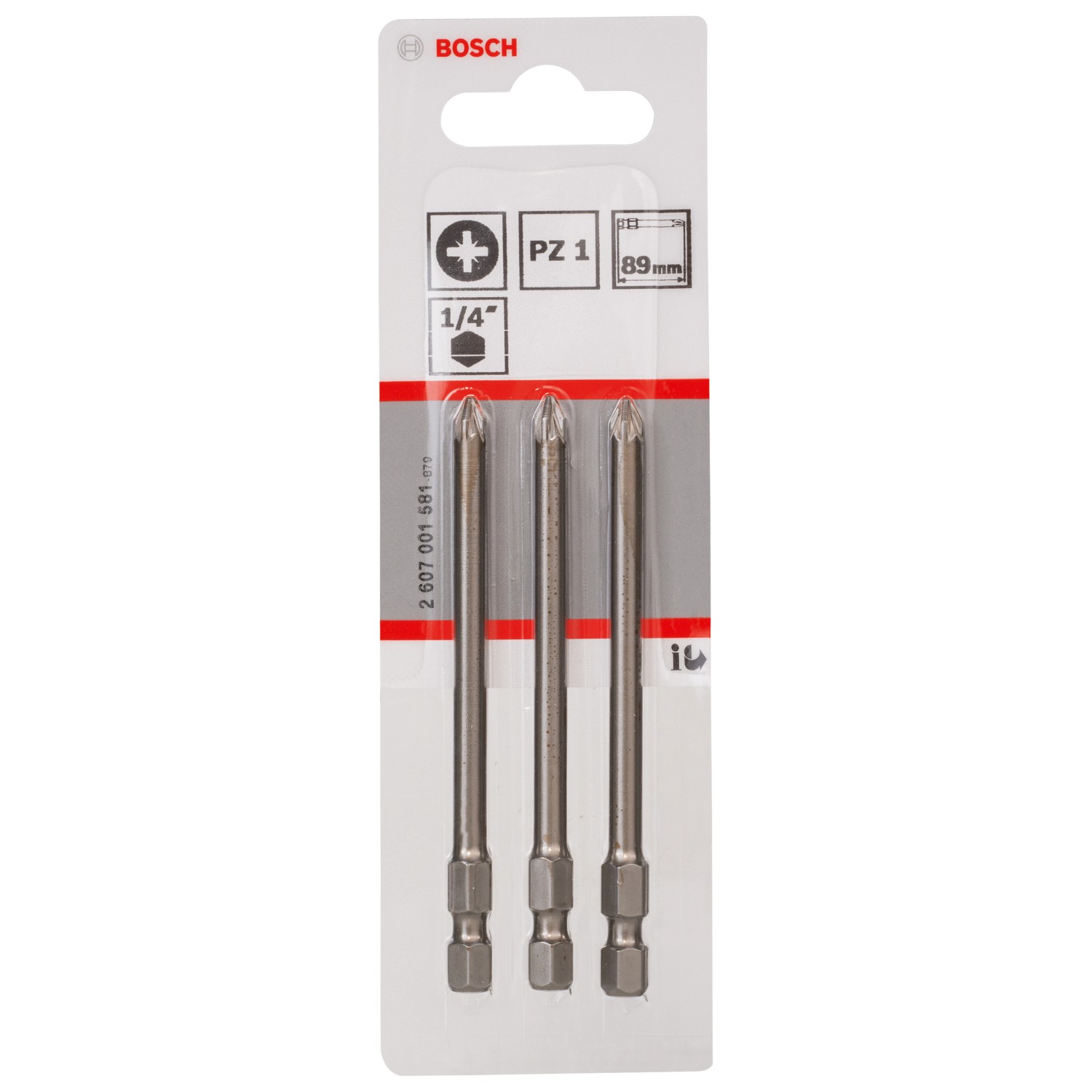 Bosch Schrauberbit Extra Hard PZ1 89 mm 3 Stück günstig online kaufen