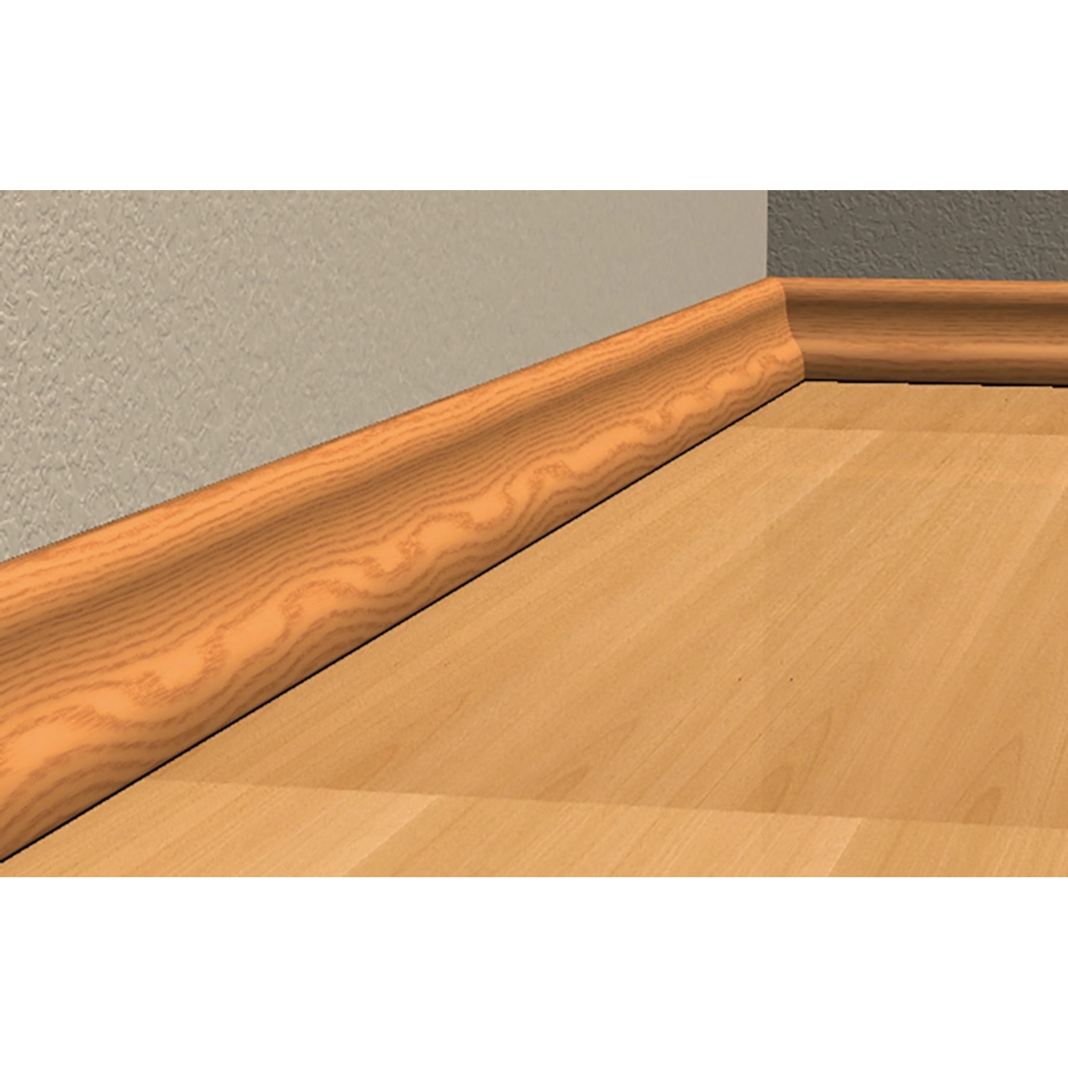 Anwendung von Fischer 320 Kilo Kleber (80ml) zur Befestigung einer Holzfußleiste an der Wand.