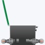 Gardena Verbinder 25 mm x 25 mm für Sprinkler-Systeme. Rohranschluss mit Außengewinde.