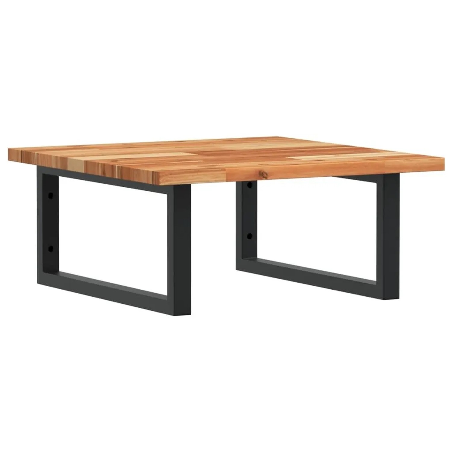 vidaXL Waschbeckenregal Wandmontage Stahl und Akazienholz 3302769 günstig online kaufen