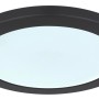 Schwarze, runde Globo LED-Deckenleuchte Lasse, Ø 29,8 cm. Moderne Deckenlampe für Innenräume.