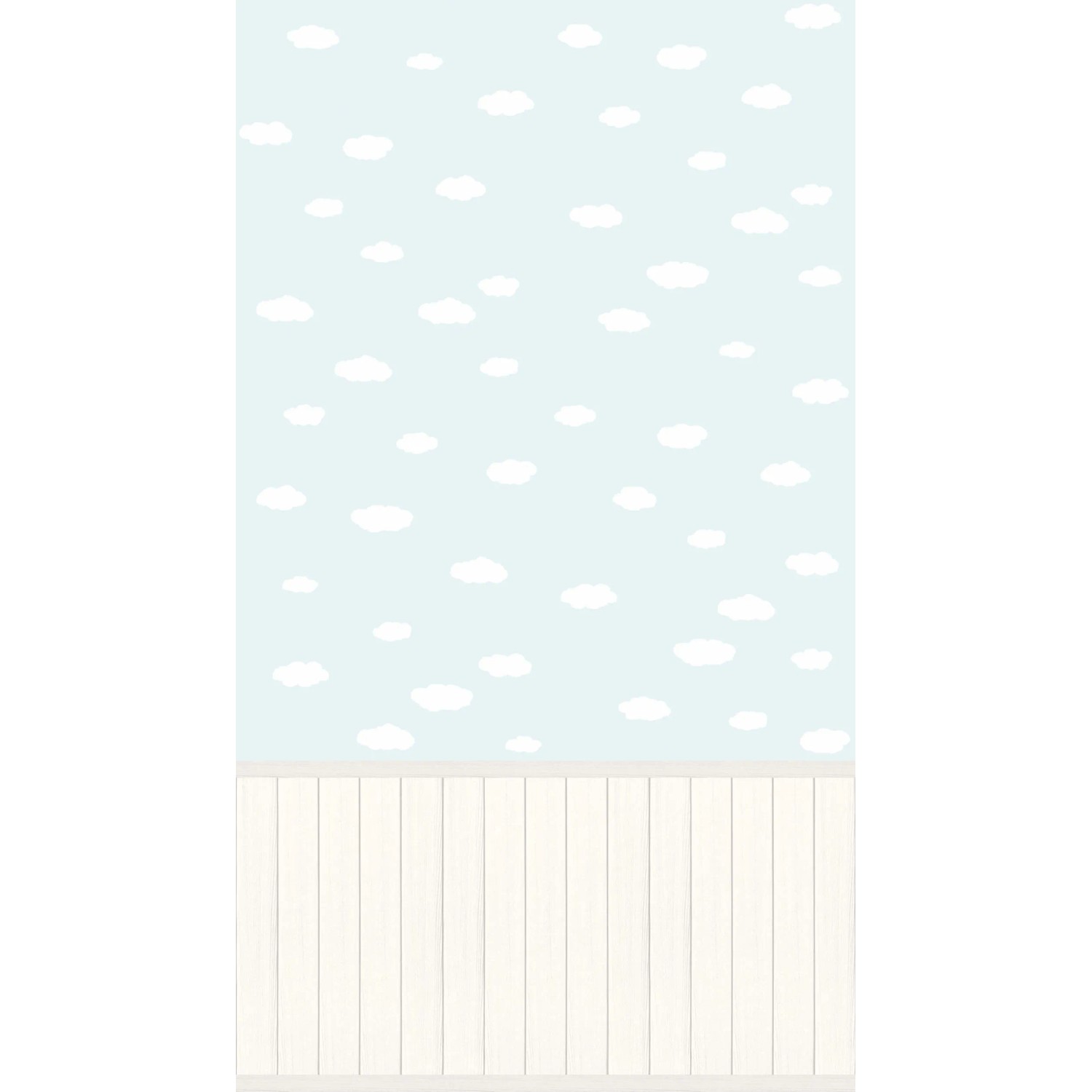 Image of PROFHOME 398161-GU Fototapete Kindertapete Beige Blau Creme Grau 1,59 m x 2,8 m