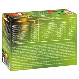 Quedlinburger Saatmatten Gemüseanzucht Set mit 8 Gemüsesorten für Beet und Hochbeet.