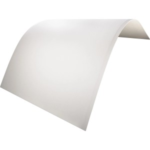 Gebogene Rigips Spezial Gipsplatte GK-Form, 6mm, für Trockenbau und Innenausbau.