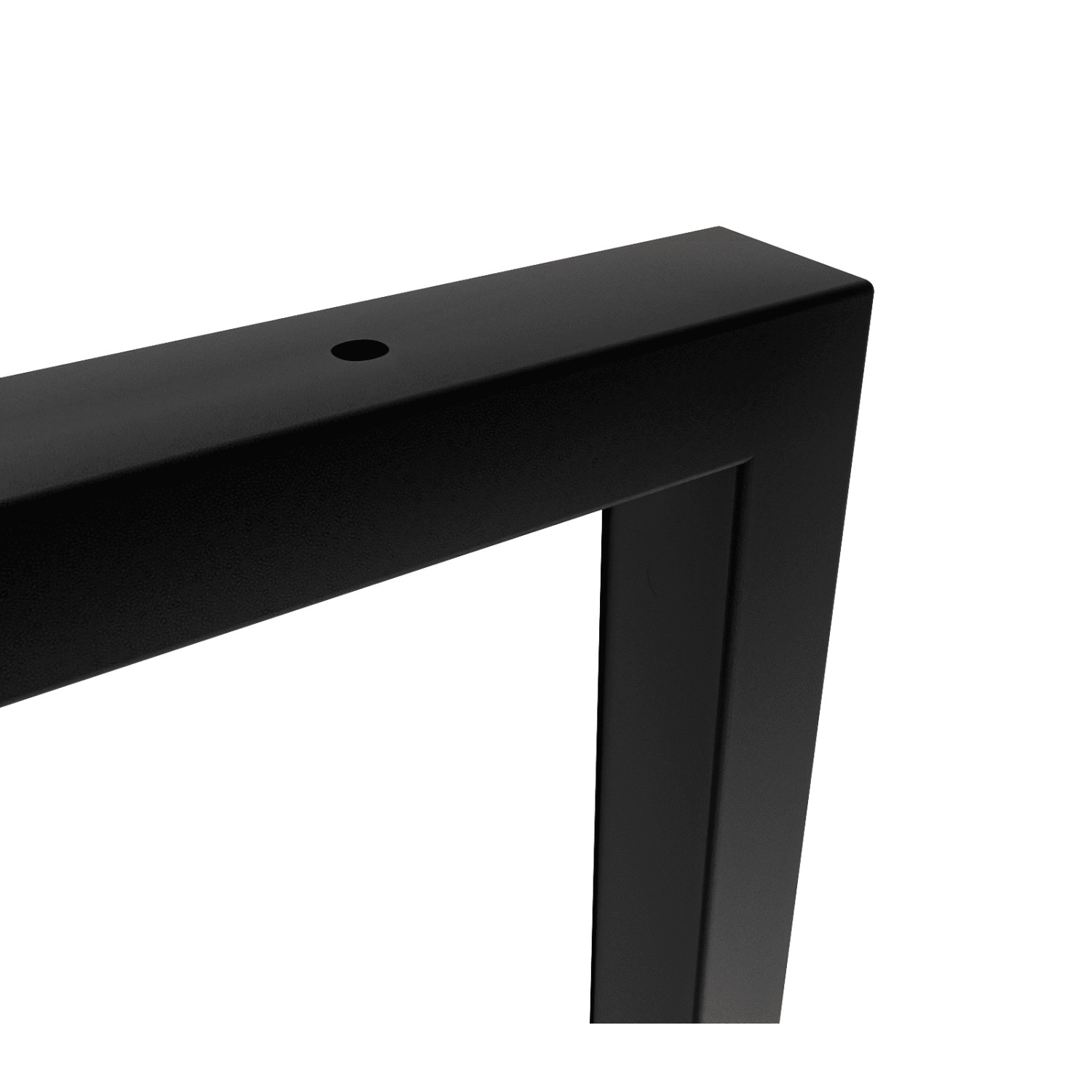 HEVVA Gestell Doppel-Waschtisch NECKAR 30 cm Tief 2er Set Schwarz_5