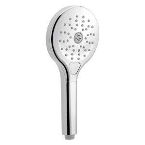 Sturotec Handbrause, rund, Chrom, 3 Strahlarten, Eco-Line, 6 l/min.