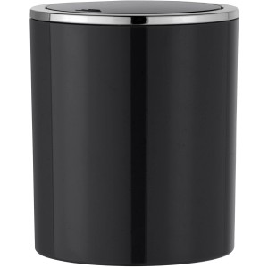 Schwarzer Wenko Kosmetikeimer Inca mit Schwingdeckel, 2 Liter Fassungsvermögen.