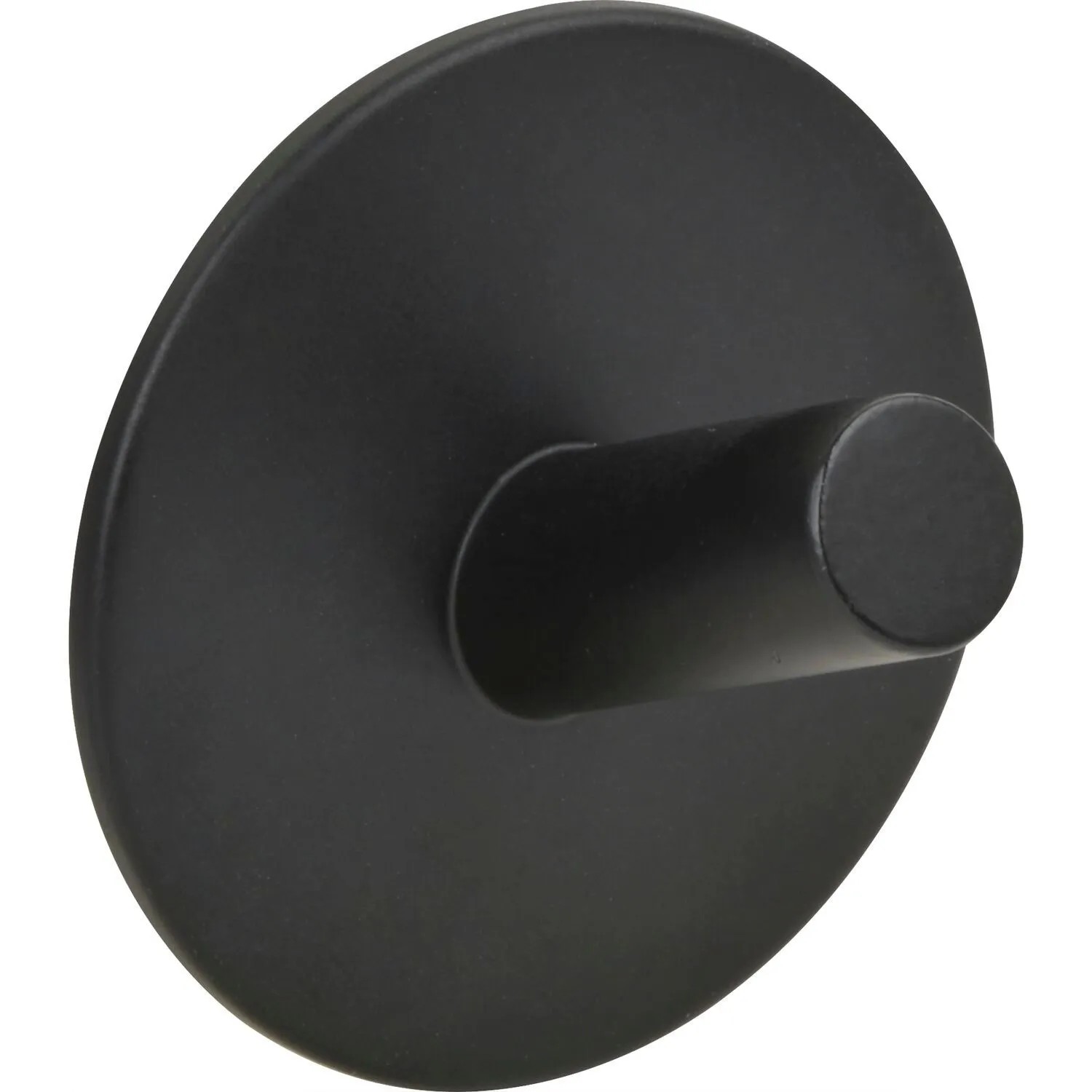 Technik Team Kleiderhaken Dares Selbstklebend Ø 52 mm Stahl Schwarz