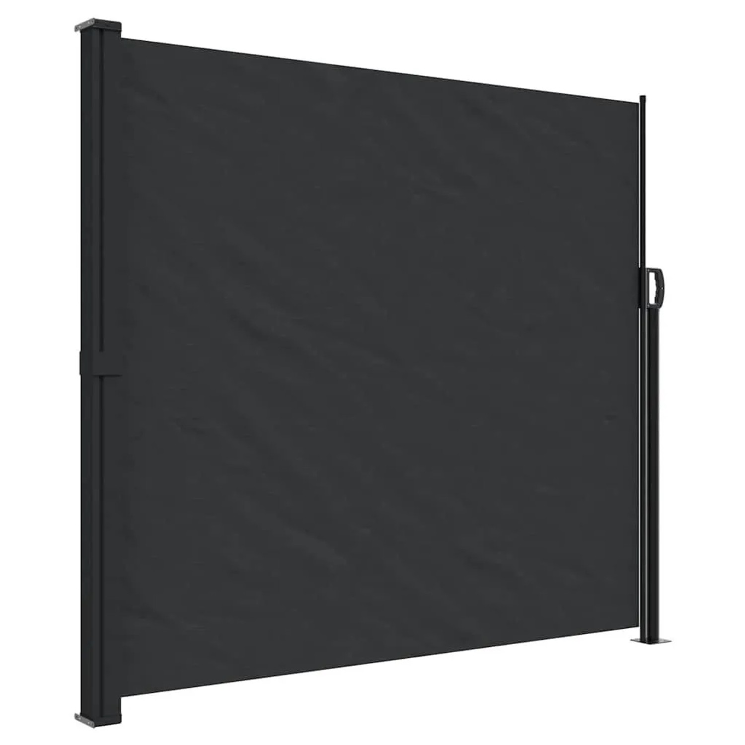 vidaXL Seitenmarkise Ausziehbar Schwarz 180x300 cm 4004339
