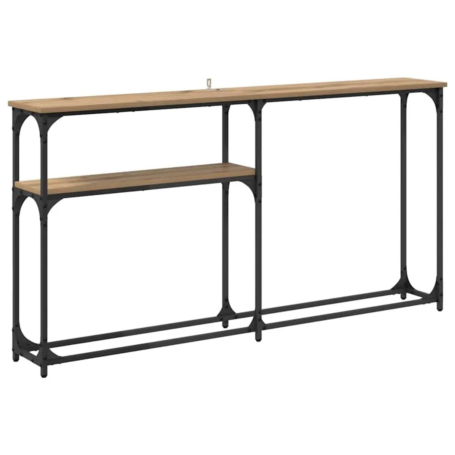 vidaXL Konsolentisch Artisan-Eiche 145 x 22,5 x 75 cm Holzwerkstoff 882215