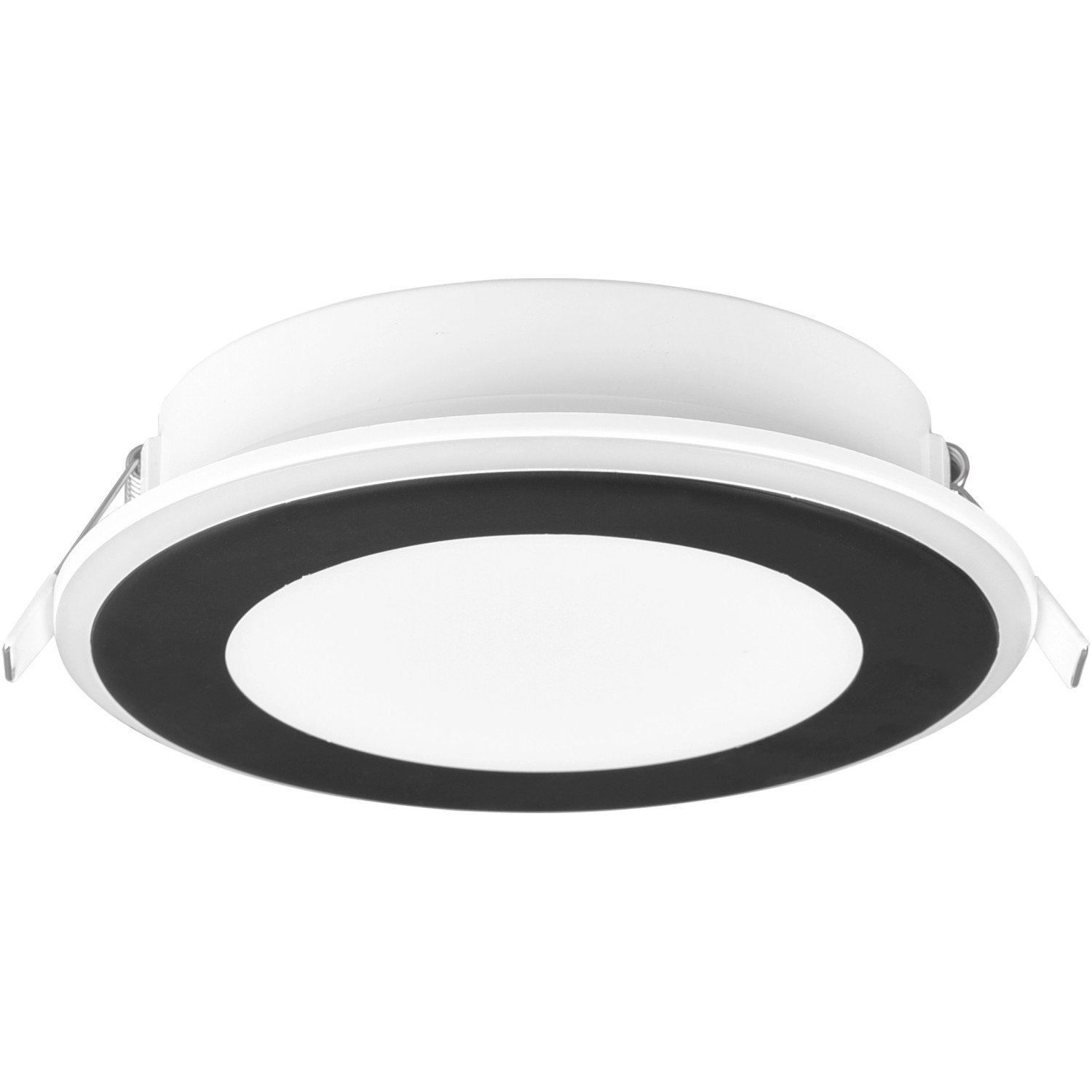 Schwarzer, matter Trio LED Einbauspot Aura, 10W, für stimmungsvolle Lichtakzente.
