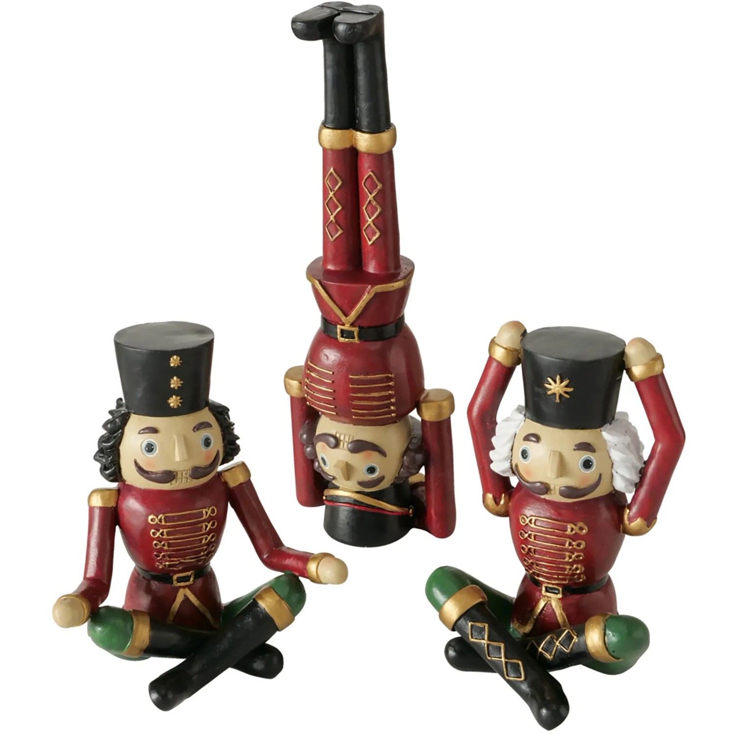 Boltze Figur Andrew 3-fach sortiert Bordeaux