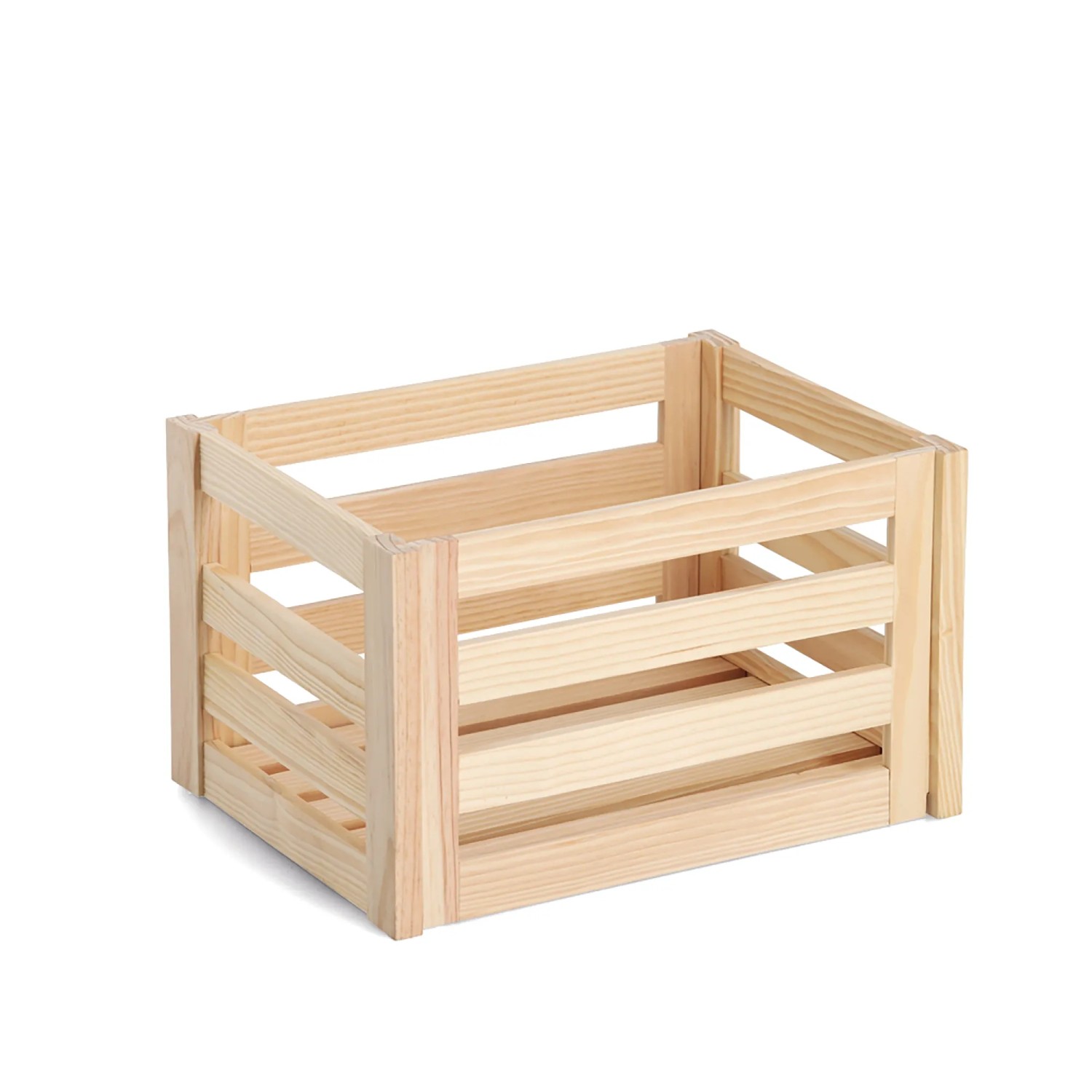 Zeller Aufbewahrungskiste aus Kiefernholz, 30x40x24 cm, natur, für Ordnung im Haus.