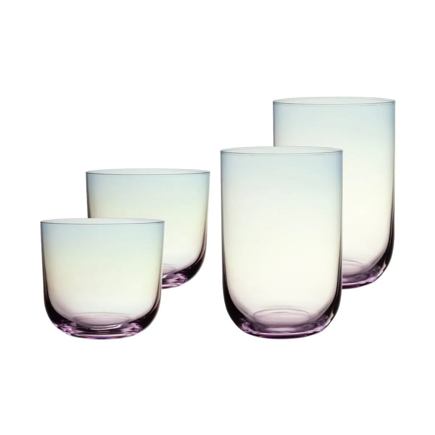 like. by Villeroy & Boch Like Glass Trinkgläser-Set 4-teilig Pearl