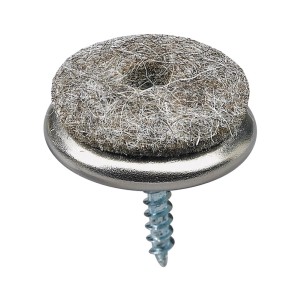 Hettich Parkettgleiter zum Anschrauben, Ø 24 mm, für empfindliche Böden.