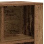 vidaXL Sideboard Altholz: Braune Holzwerkstoff-Oberfläche mit rustikaler Maserung und offenem Fach.