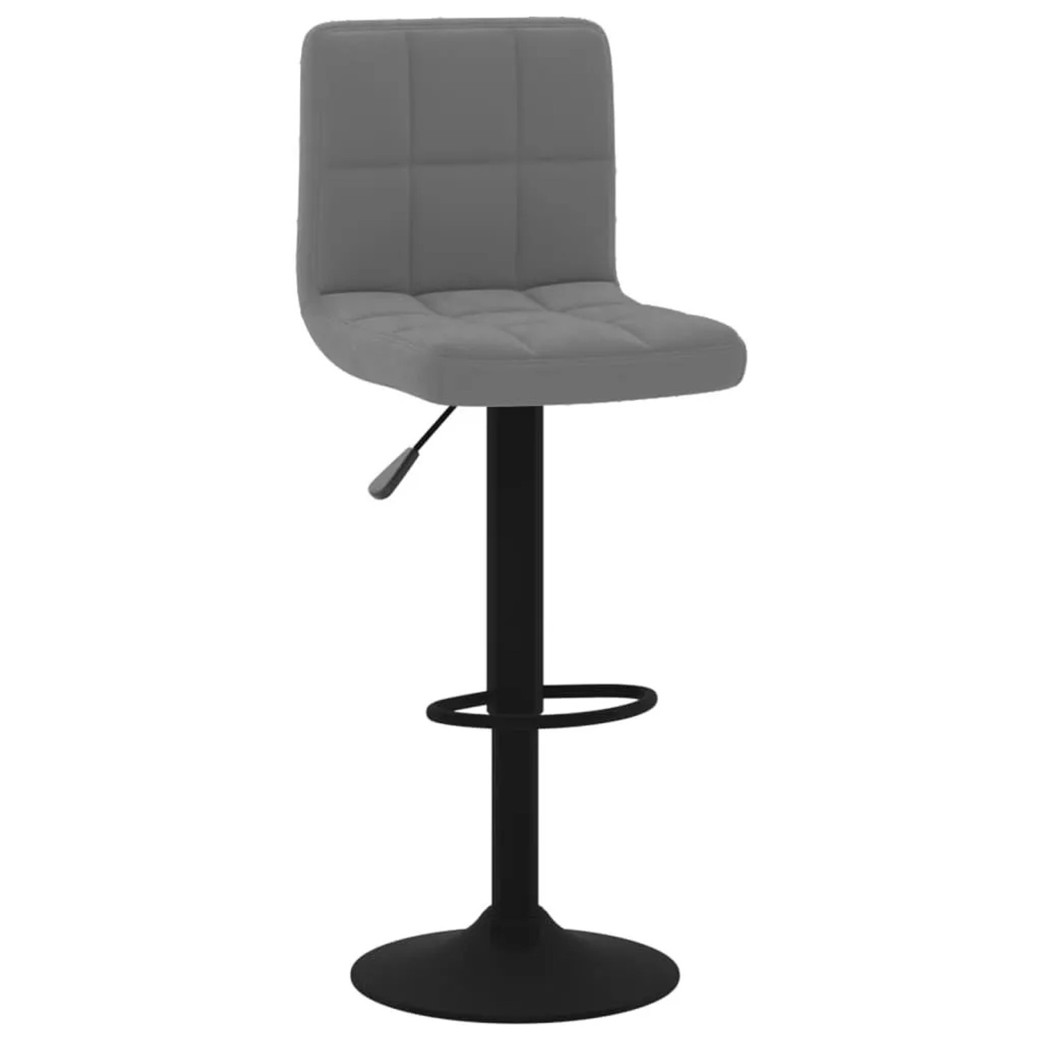 vidaXL Barhocker Dunkelgrau Samt 334295