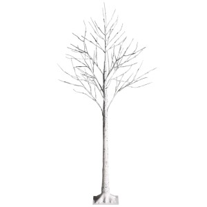 Costway LED Lichterbaum Birkenbaum Tannenbaum Christbaum 180cm