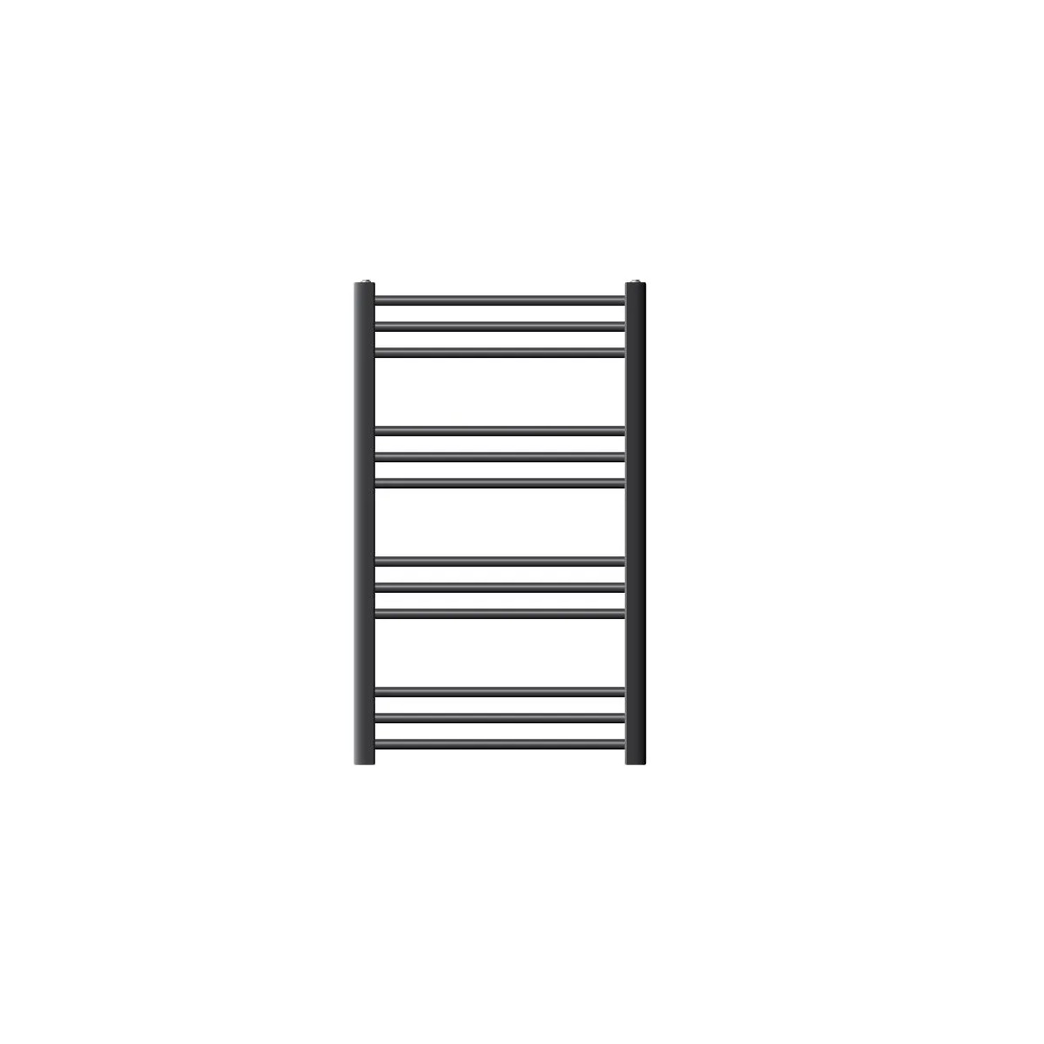 LuxeBath Badheizkörper 600x800mm Anthrazit Gerade mit Heizstab 600W