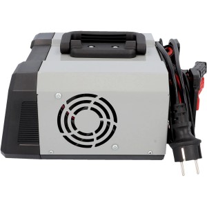 AEG Batterieladegerät CW20: Automatisches Ladegerät mit Überhitzungsschutz und LED-Anzeige.