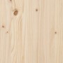 Detailaufnahme von unbehandeltem Kiefernholz für ein vidaXL Massivholzbett.
