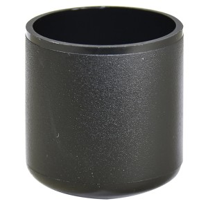 Schwarze Wagner Kappe EH 0625 für Stahlrohrmöbel, Ø 2,5 cm.