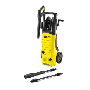 Kärcher K4 Premium Universal Hochdruckreiniger mit Zubehör, gelb/schwarz.