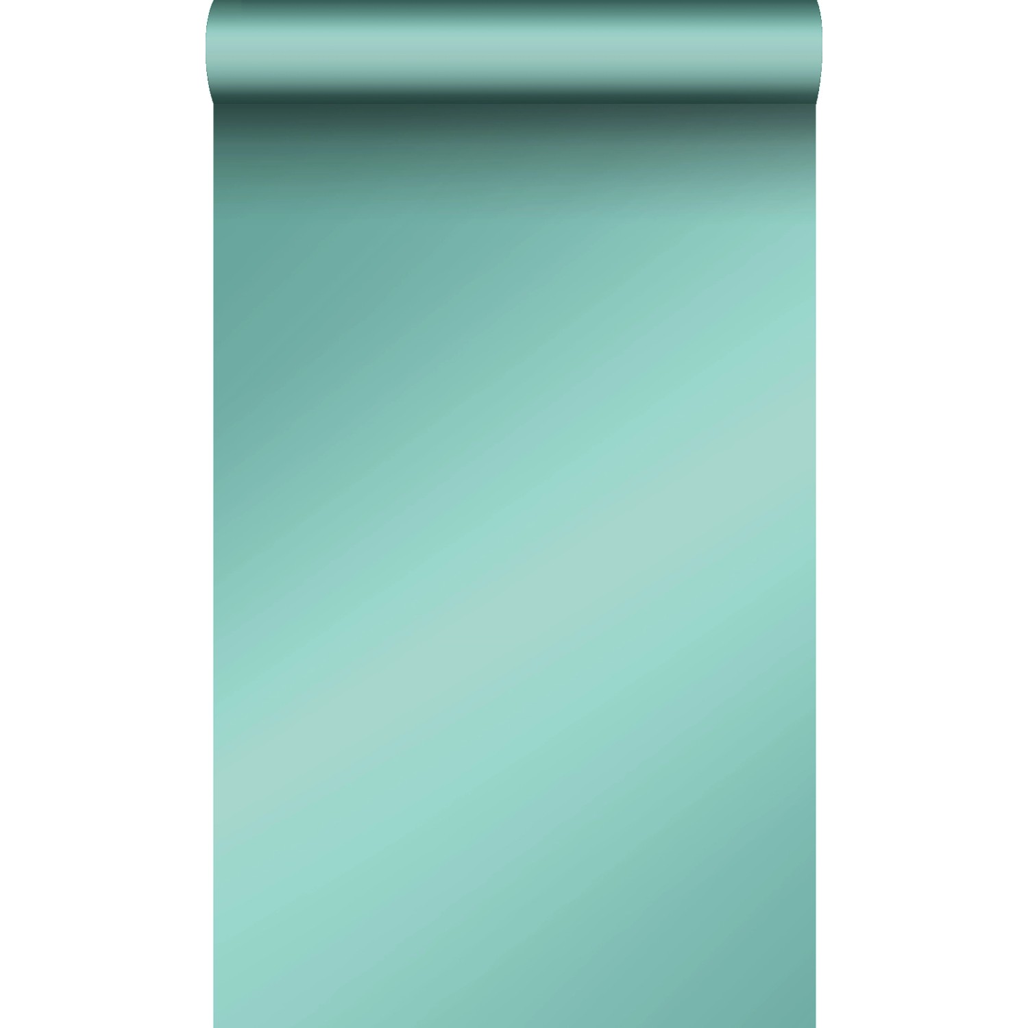 Origin Wallcoverings Tapete Uni mit Glanzeffekt Petrolblau 53 cm x 10.05 m günstig online kaufen