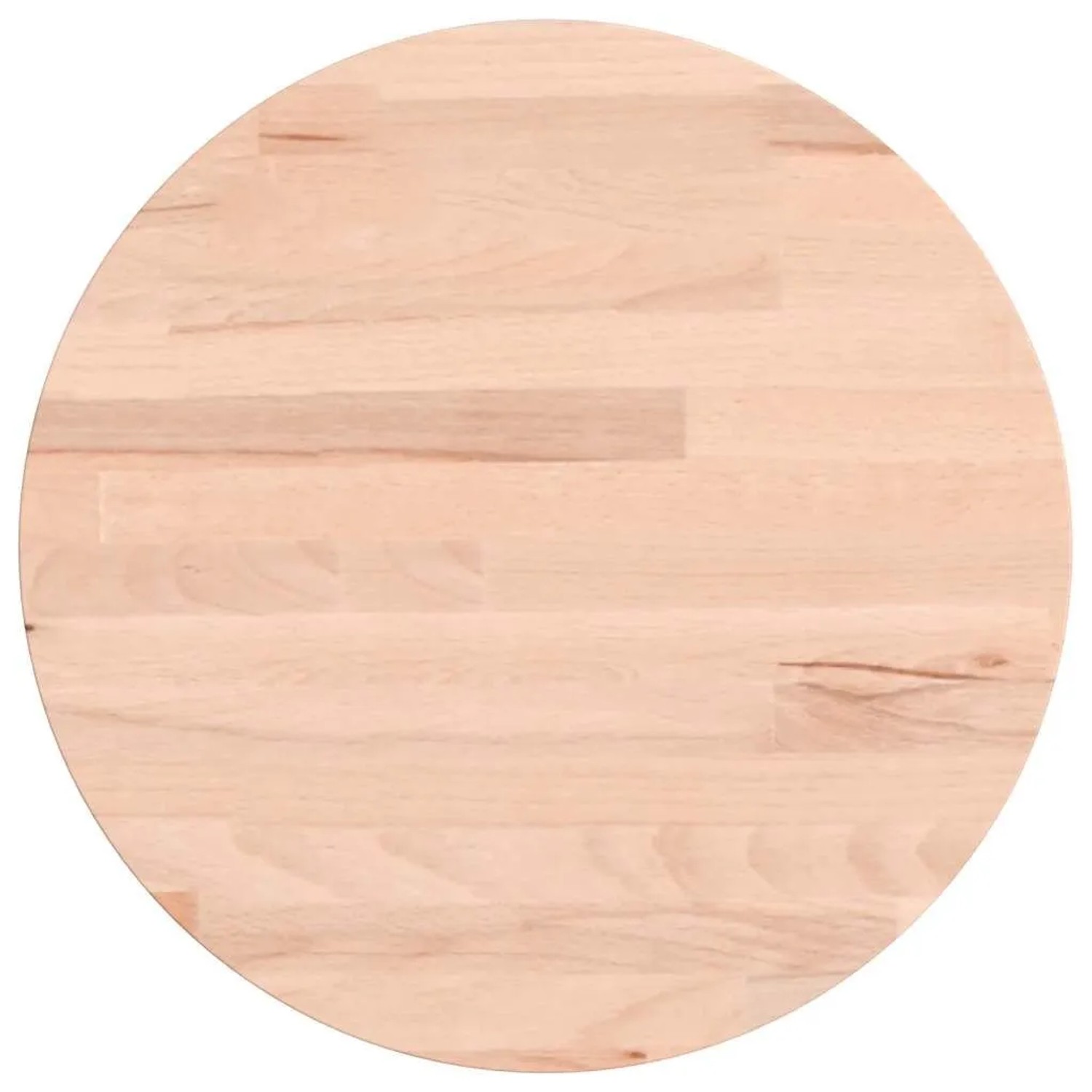 vidaXL Tischplatte Ø30x1,5 cm Rund Massivholz Buche 355906