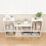 Rebiko Weißes Regal Modernes Wandregal Im Loft-stil für Bücher Offenes Wohnzimmer 100 Cm_4