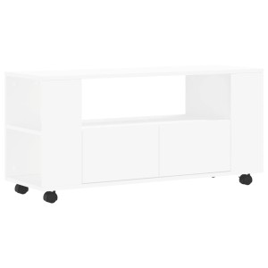 vidaXL TV-Schrank Weiß 102x34,5x43 cm Holzwerkstoff 833742