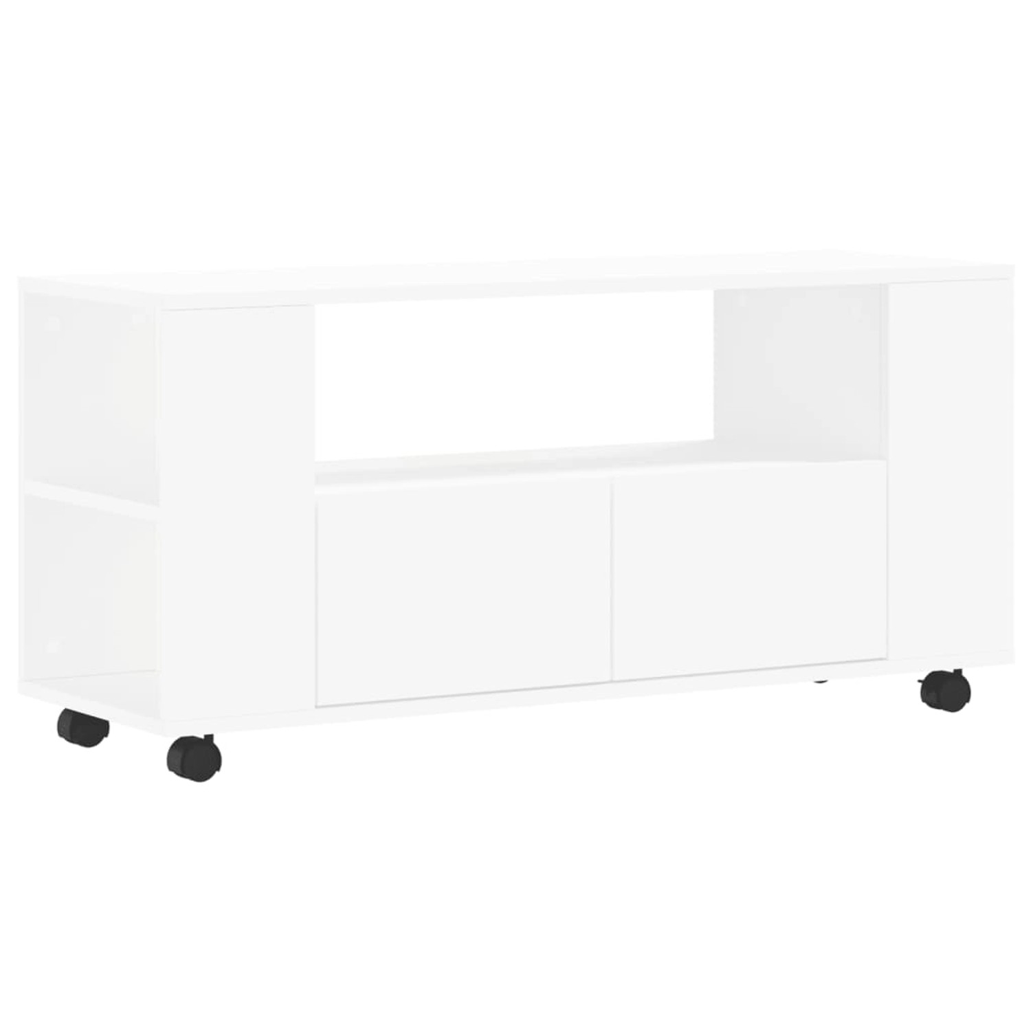 vidaXL TV-Schrank Weiß 102x34,5x43 cm Holzwerkstoff 833742 günstig online kaufen