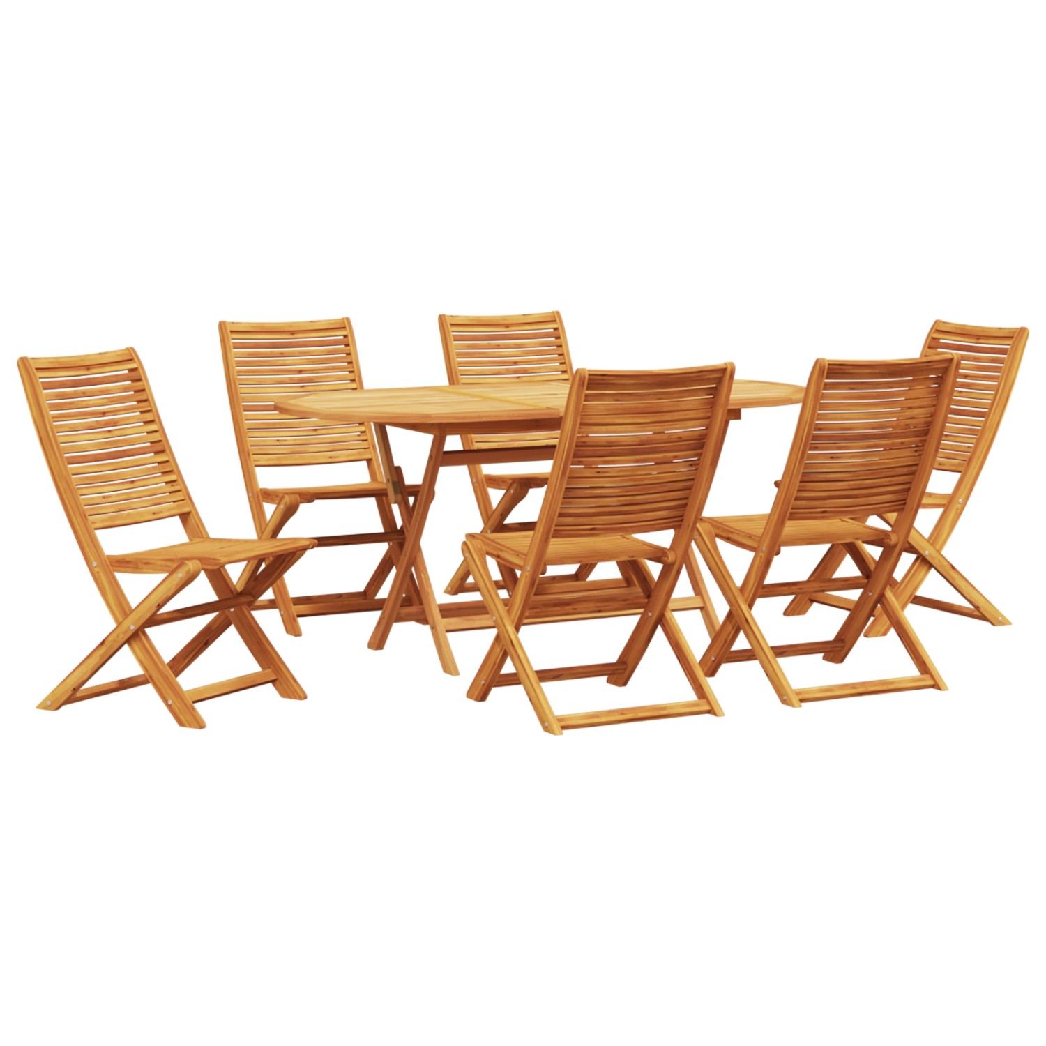 vidaXL 7-Teiliges Garten Essset aus Massivem Akazienholz 3375758 günstig online kaufen