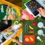 Zwerkules Spielturm Bolzo: Detailansicht der Spielküche mit Zubehör.