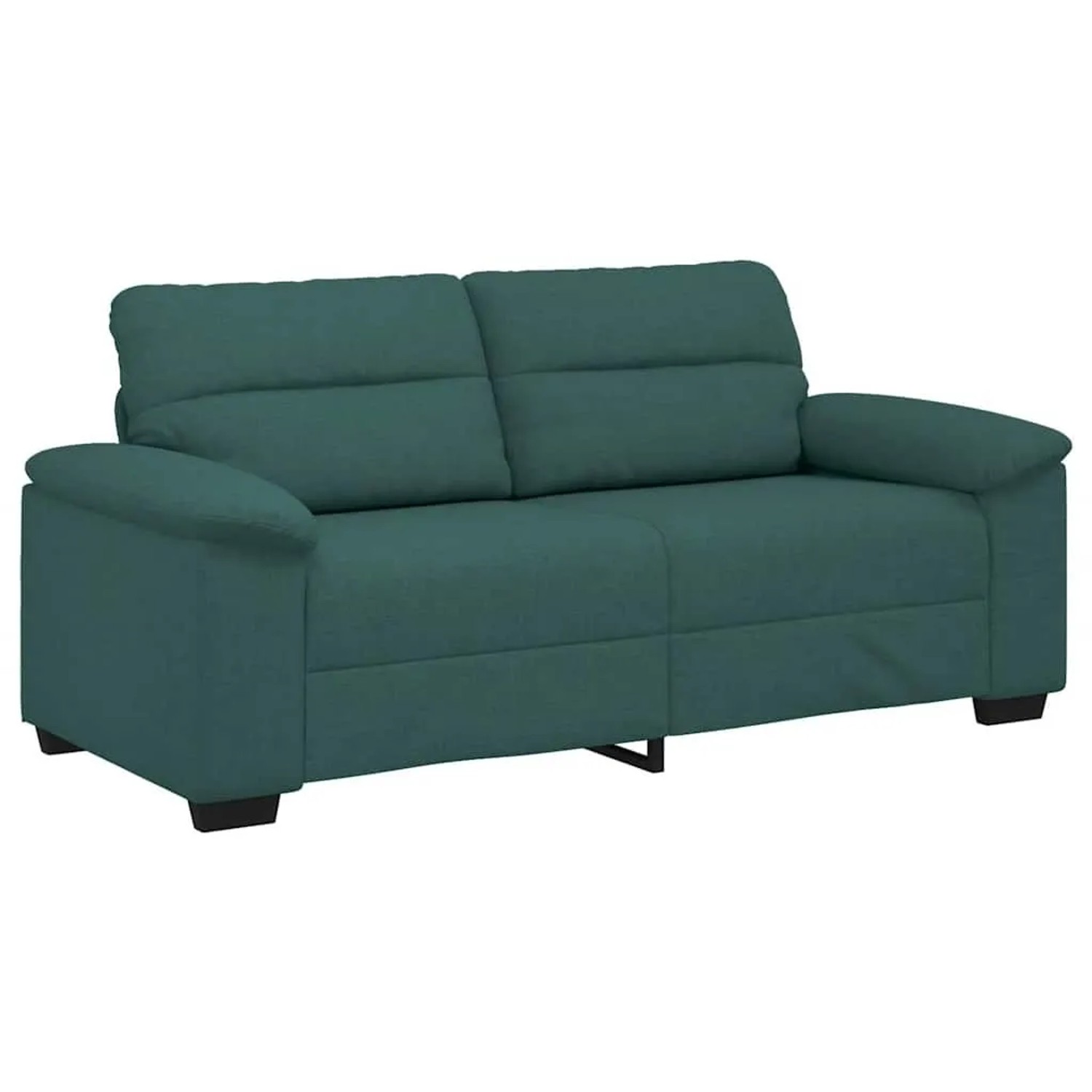vidaXL 2-Sitzer-Sofa Dunkelgrün 140 cm Stoff 4105312 günstig online kaufen