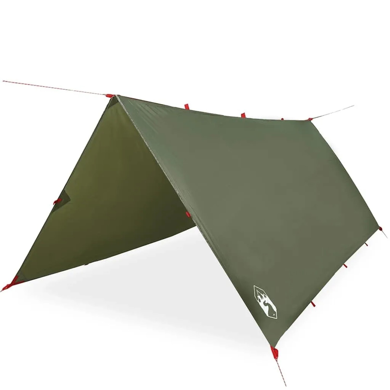 vidaXL Tarp Olivgrün 366x306 cm Wasserdicht 4009594