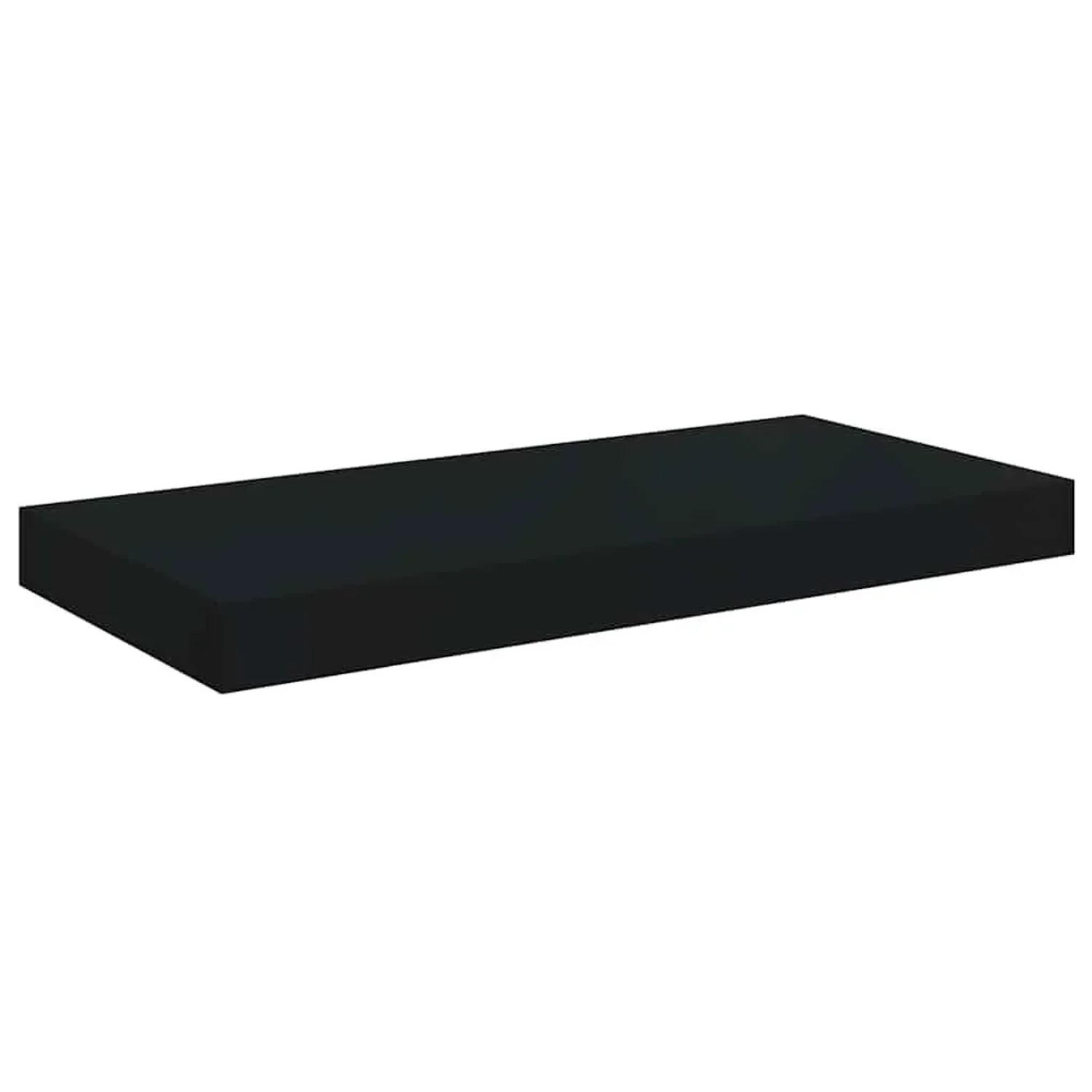vidaXL Schweberegal Schwarz 50x23x3,8 cm MDF 323829